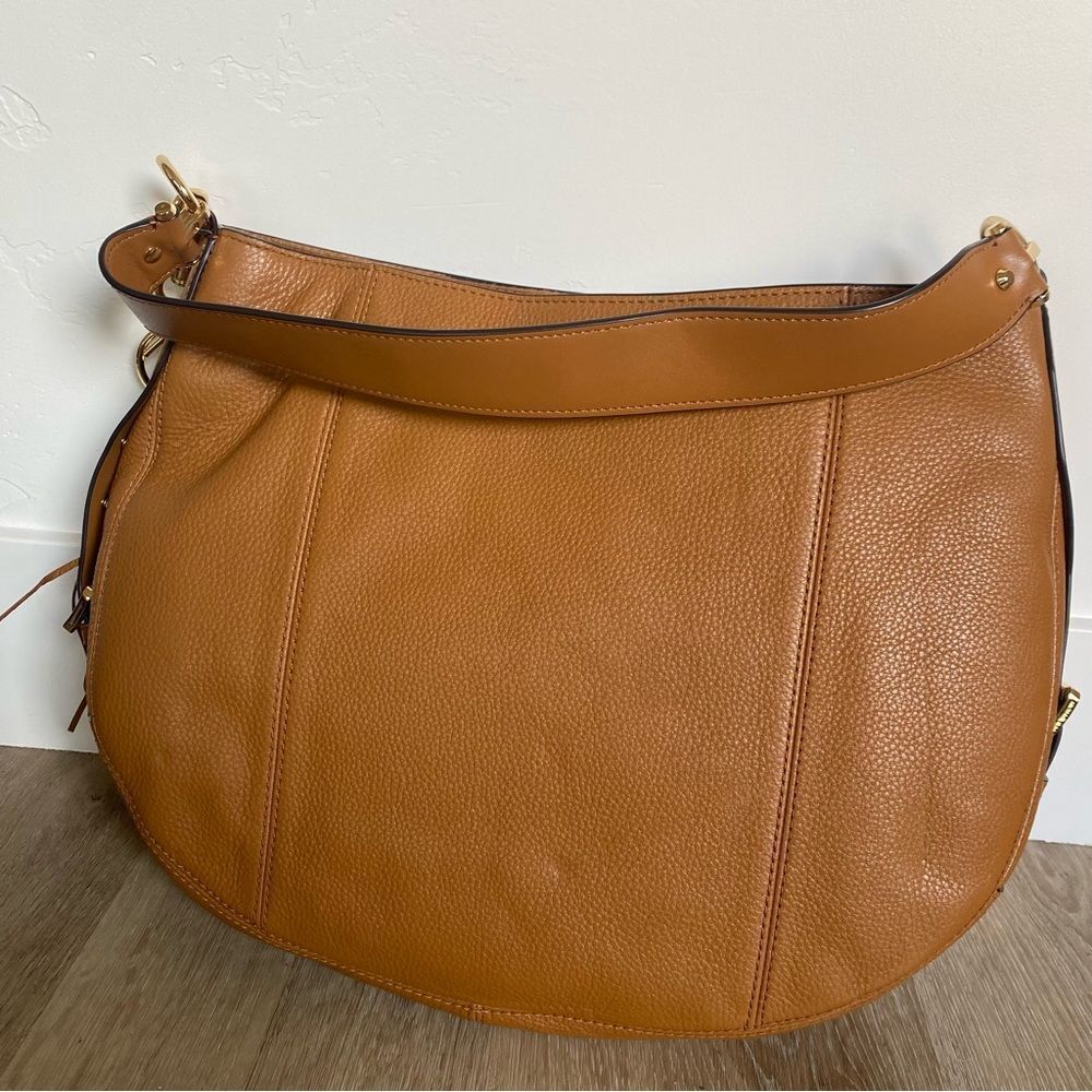 Michael Kors Brooke Large Hobo tote Bag in Acorn NWT - Picture 8 of 10